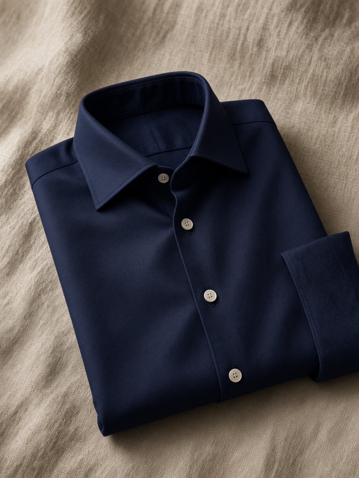 Navy Twill Italian Spread